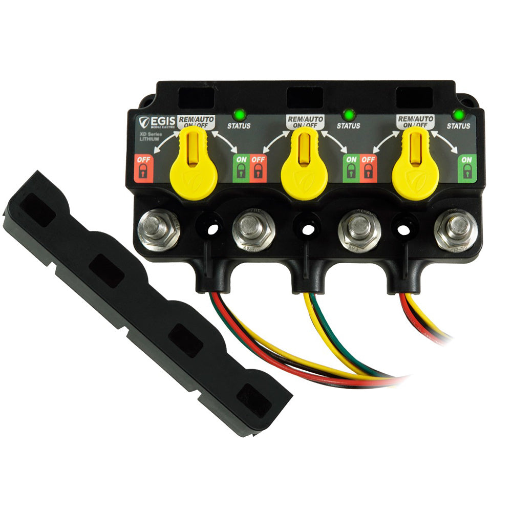 Egis Mobile Electric 8530-1535 Egis XD Triple Flex L (Relay) - ACR - (Relay) w/Knobs - Tinned Wires