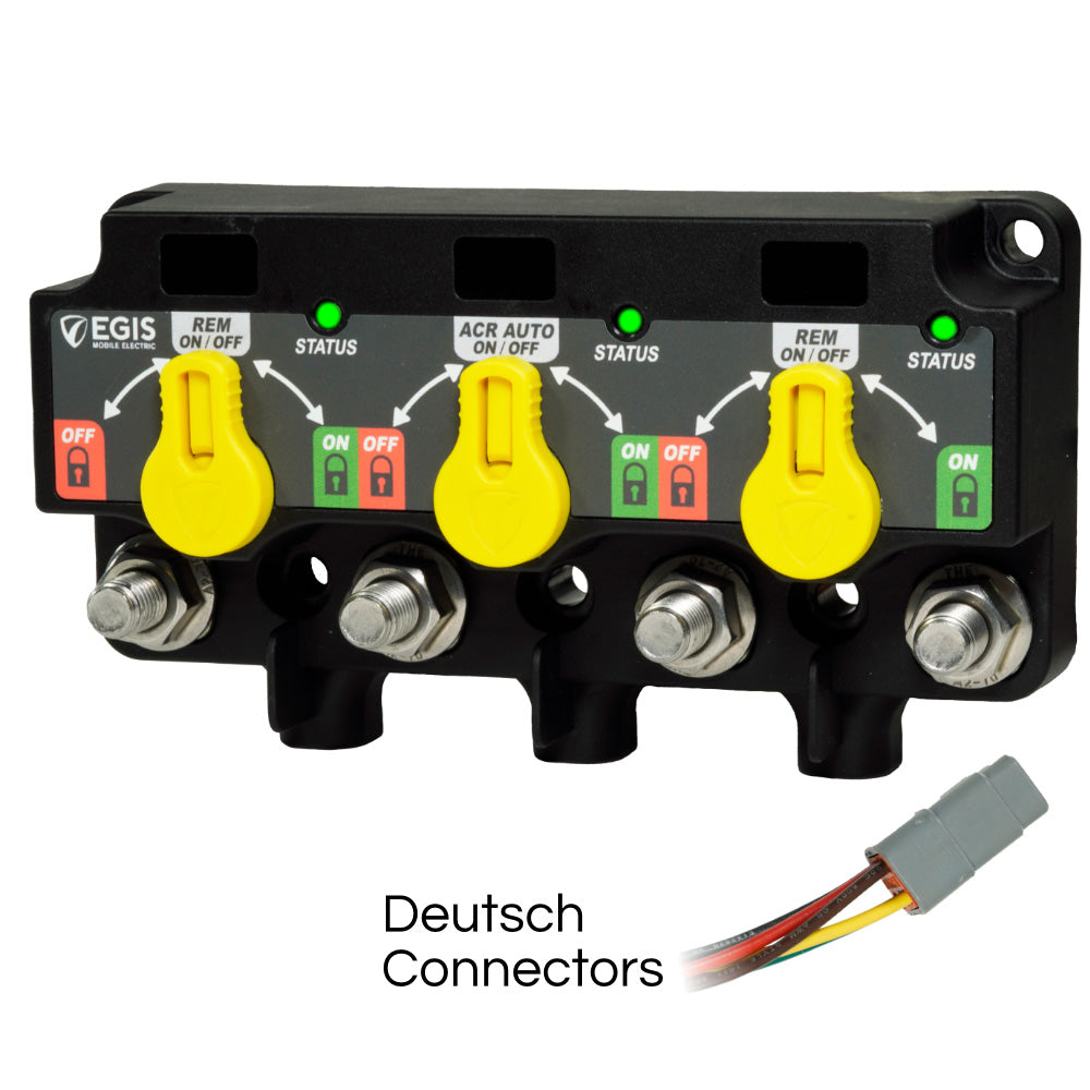 Egis Mobile Electric 8830-1111 Egis XD Flex 1 Triple Relay/VSR/LVD w/Knob - 6-Pin DTM Connector