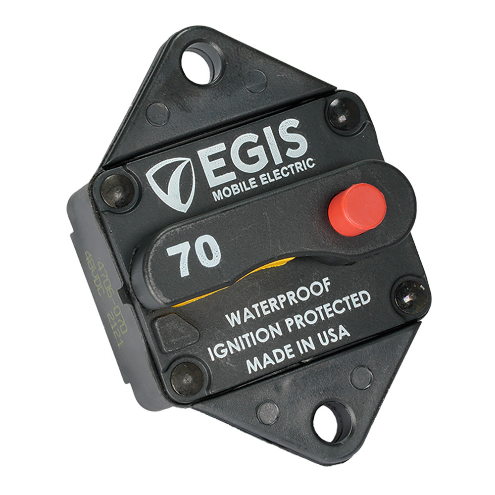 Egis Mobile Electric 4706-070 Egis 70A Circuit Breaker - 85 Series - Panel Mount