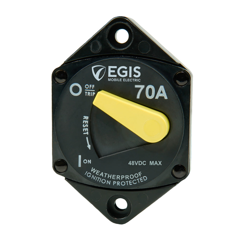 Egis Mobile Electric 4707-070 Egis 70A Circuit Breaker - 87 Series - Panel Mount