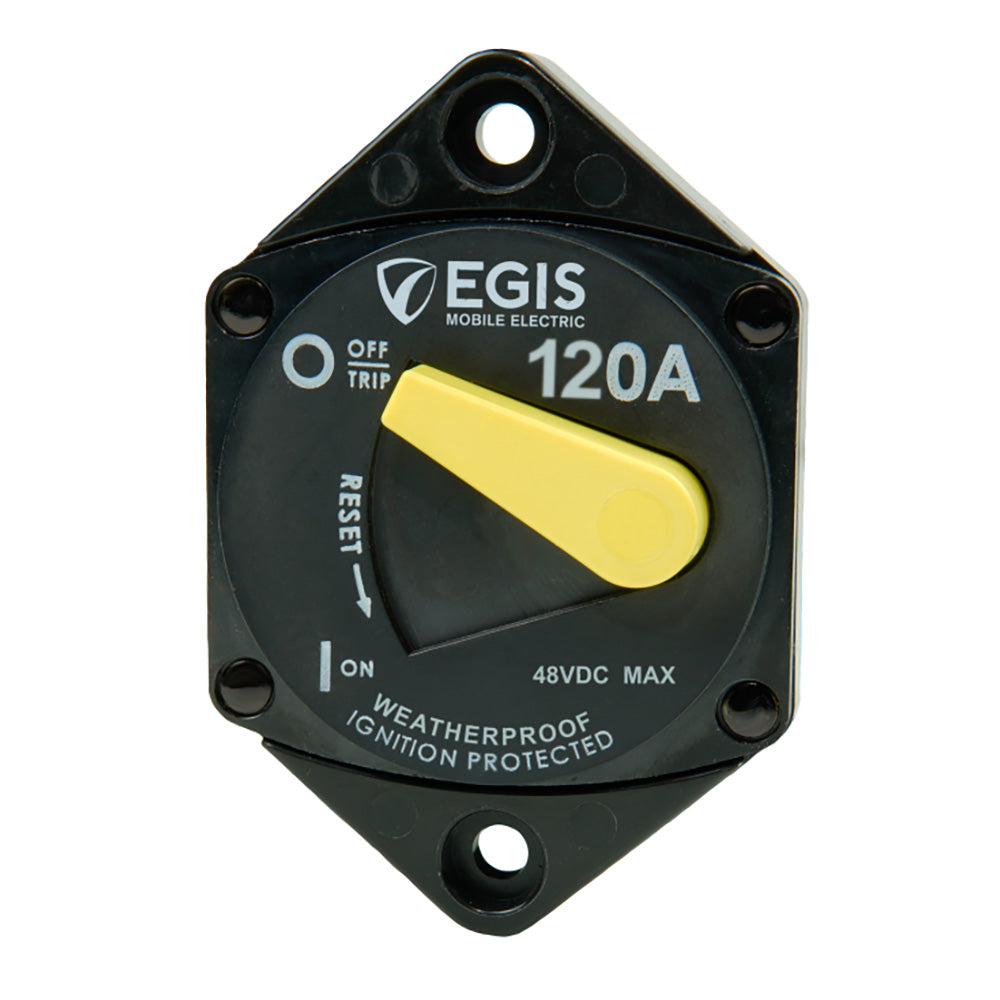 Egis Mobile Electric 4707-120 Egis 120A Circuit Breaker - 87 Series - Panel Mount