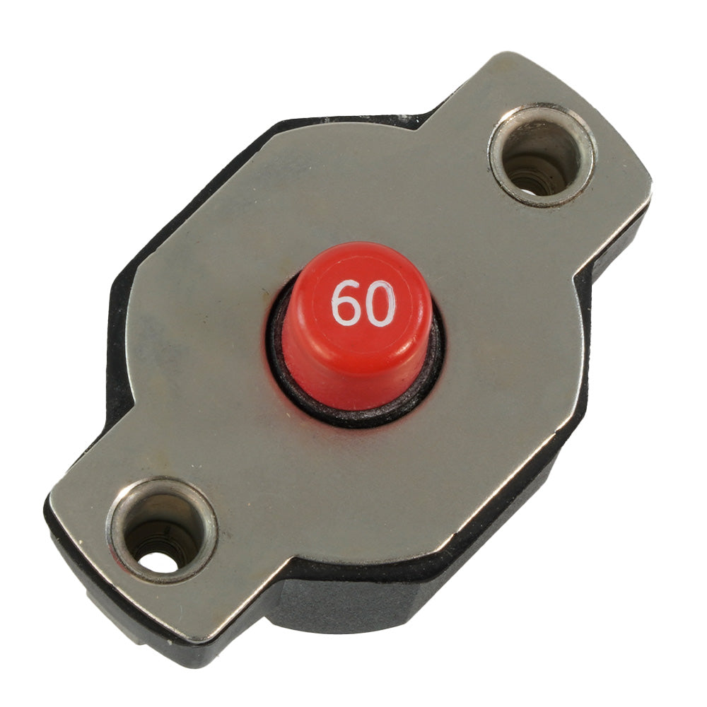 Egis Mobile Electric 4712-60 Egis 60A Push Button Circuit Breaker - Reset Only