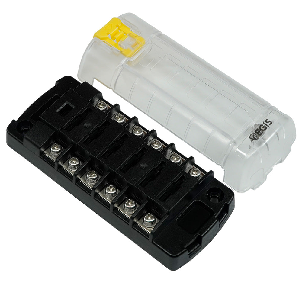Egis Mobile Electric 8037 Egis RT Fuse Block w/6 Independent Circuits w/Cover