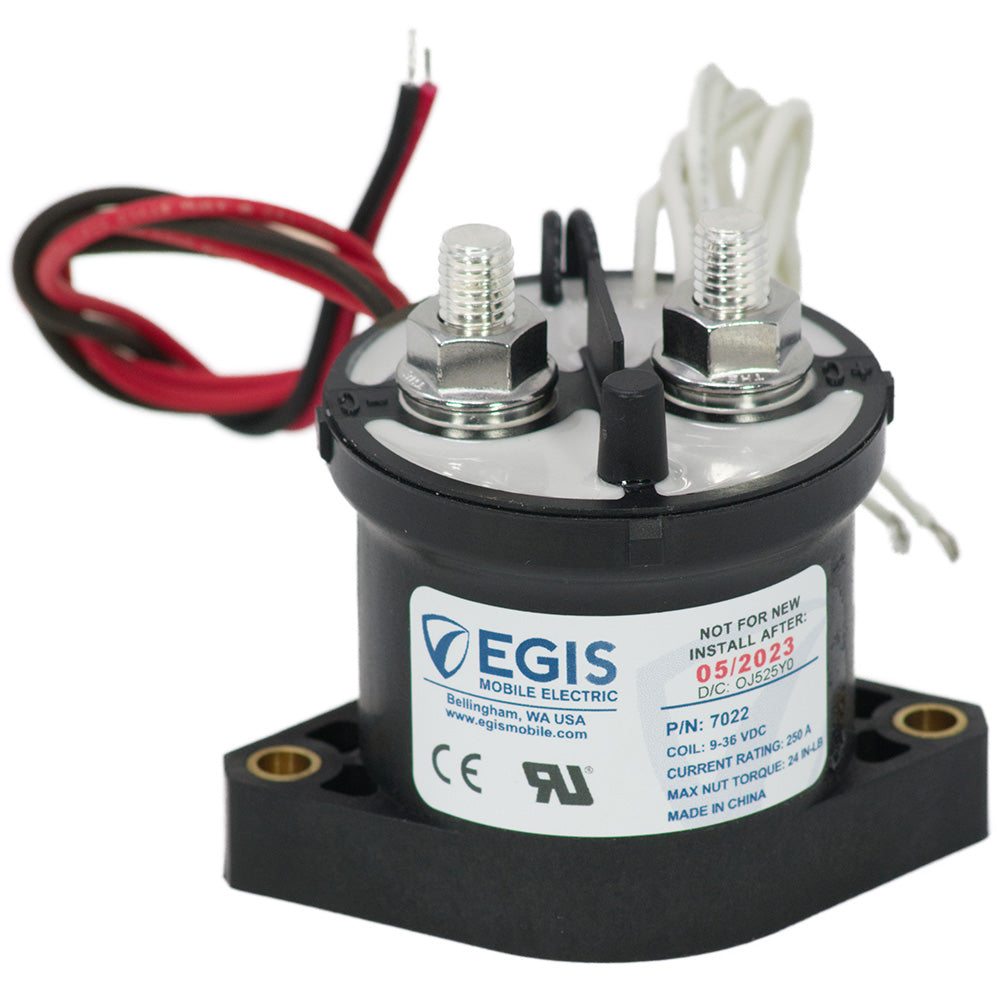 Egis Mobile Electric 7022 Egis Contactor 500A 12/24V w/Aux Contacts