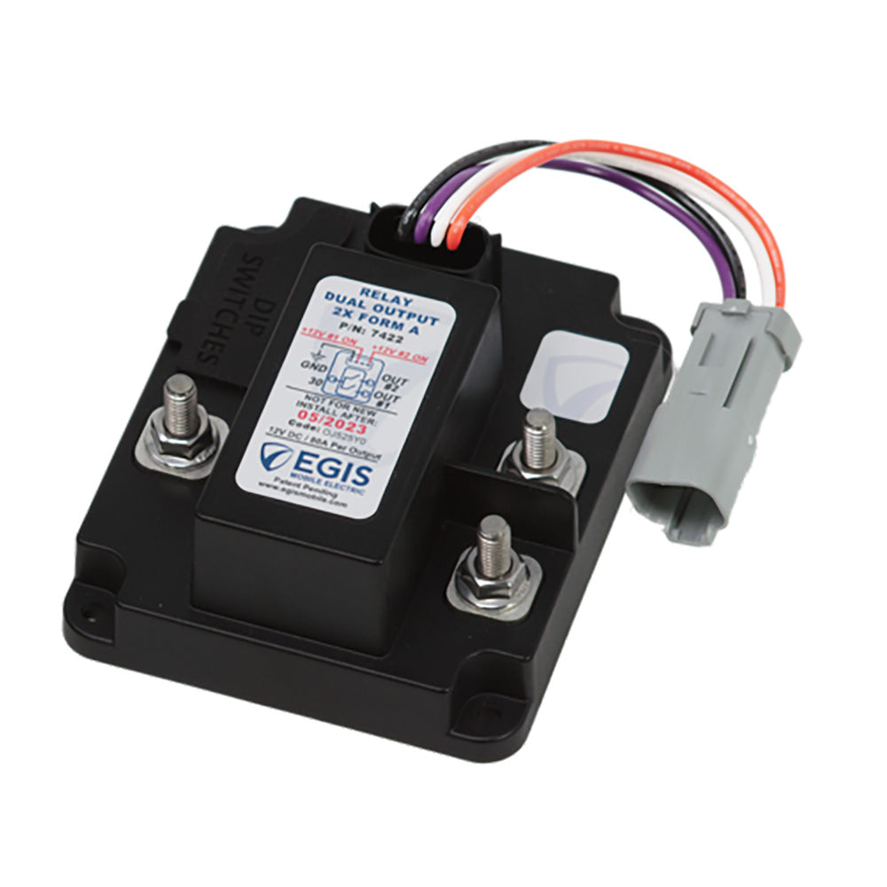 Egis Mobile Electric 7422 Egis TH3 Dual Relay 2 x 80A - 12V