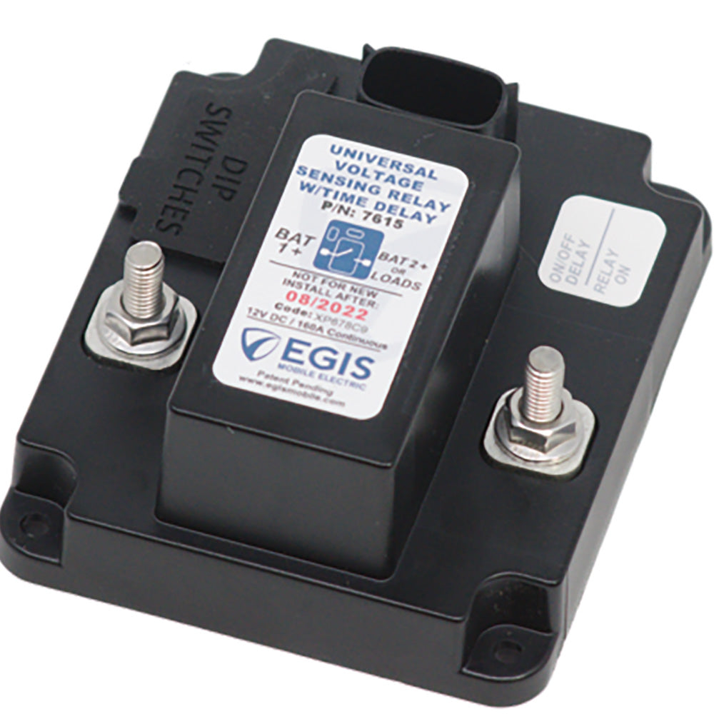 Egis Mobile Electric 7618 Egis TH3 Universal Voltage Sensing Relay w/OPT Time Delay 160A