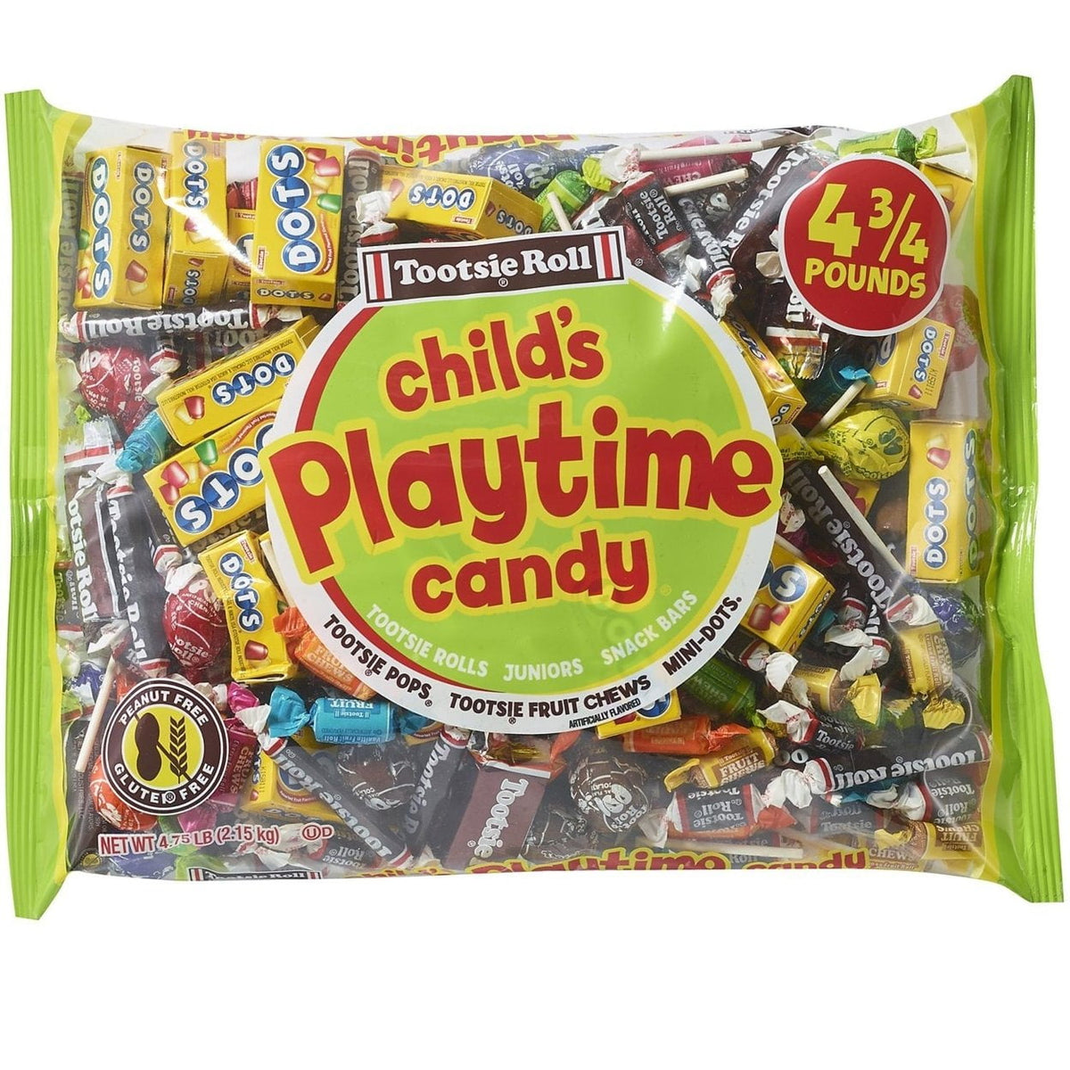 Tootsie Roll Tootsie Playtime Mix Candy Bag, 4.75 lb