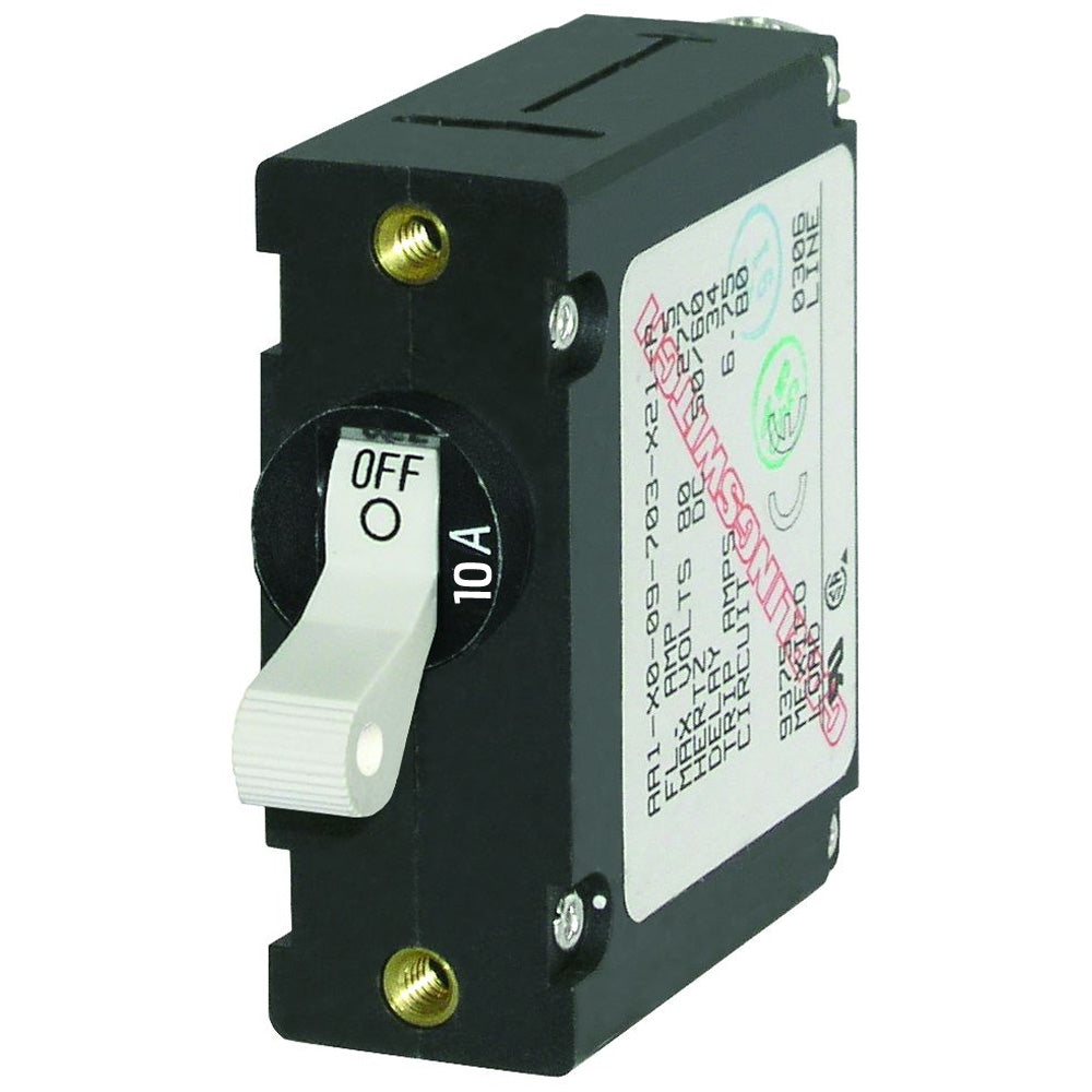 Blue Sea Systems 7206 Blue Sea 7206 AC/DC Single Pole Magnetic World Circuit Breaker - 10AMP