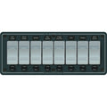Blue Sea 8261 Waterproof Panel 8 Position - Slate Grey
