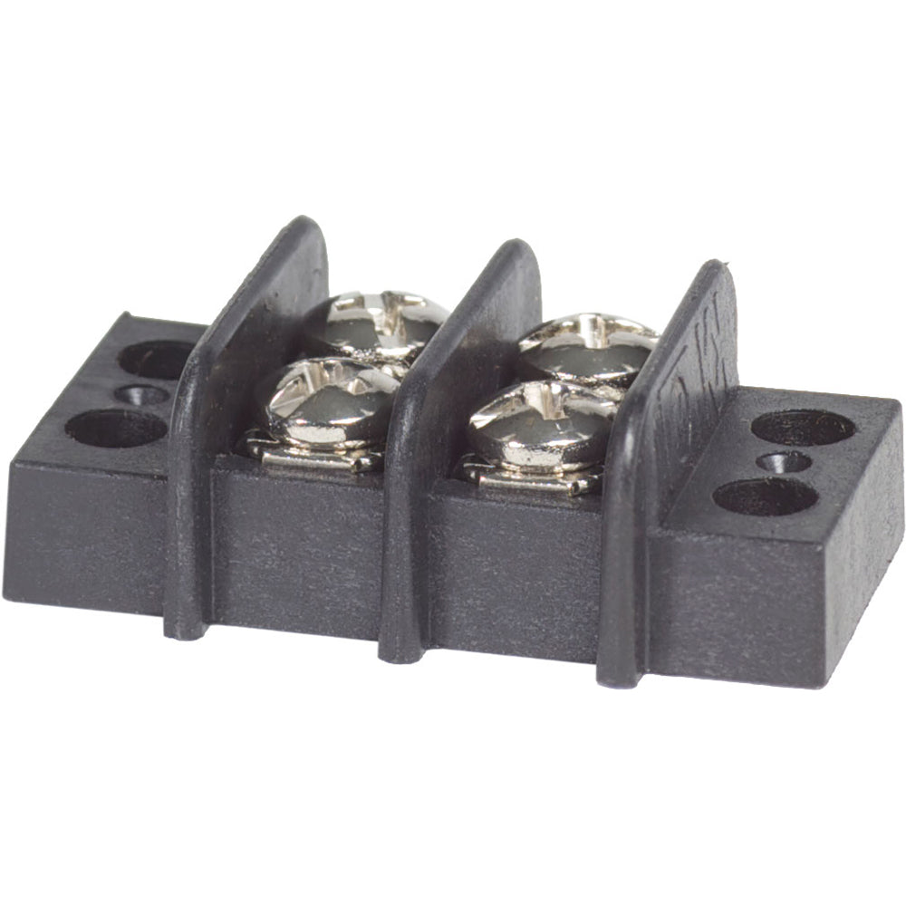 Blue Sea Systems 2402 Blue Sea 2402 Terminal Black 20AMP - 2 Circuit