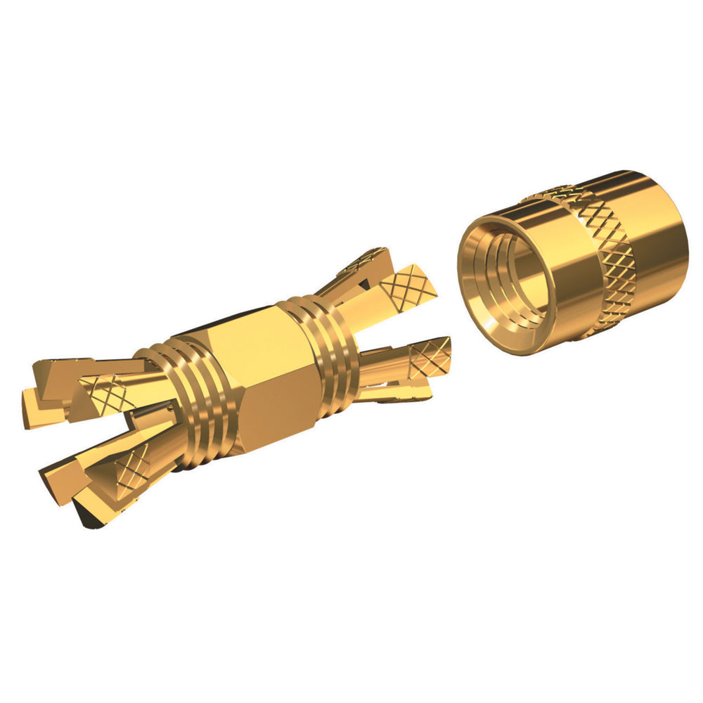 Shakespeare PL-258-CP-G Shakespeare PL-258-CP-G Gold Splice Connector For RG-8X or RG-58/AU Coax.