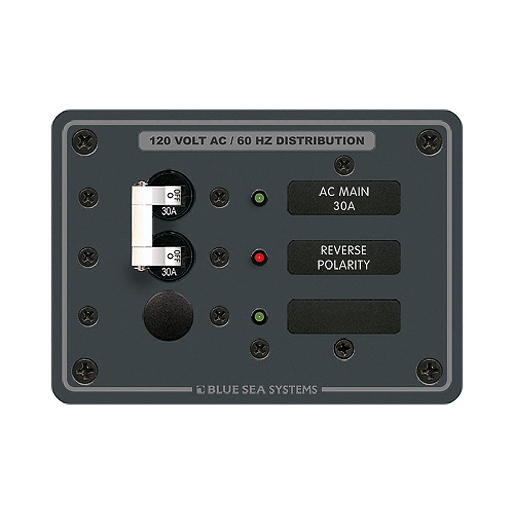 Blue Sea Systems 8029 Blue Sea 8029 AC Main +1 Position Breaker Panel - White Switches