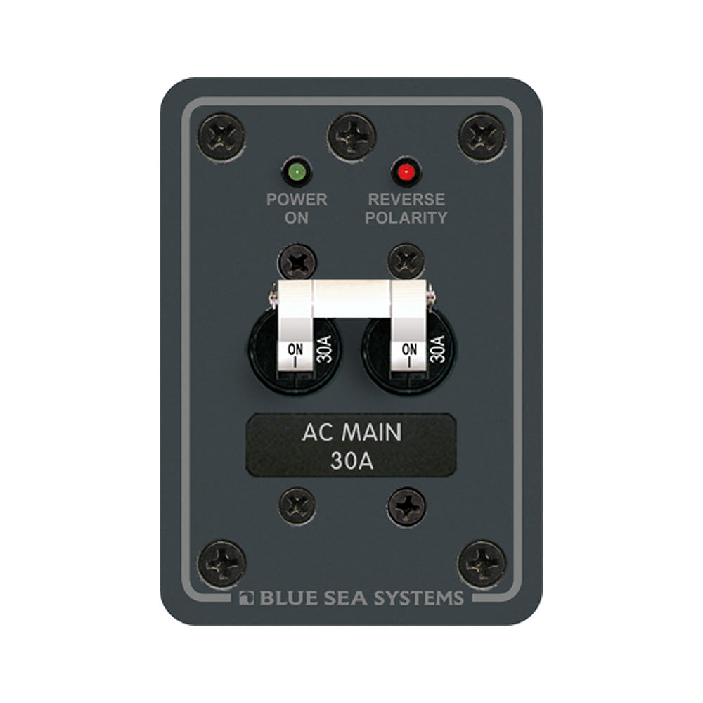 Blue Sea Systems 8077 Blue Sea 8077 AC Main Only Toggle Circuit Breaker Panel