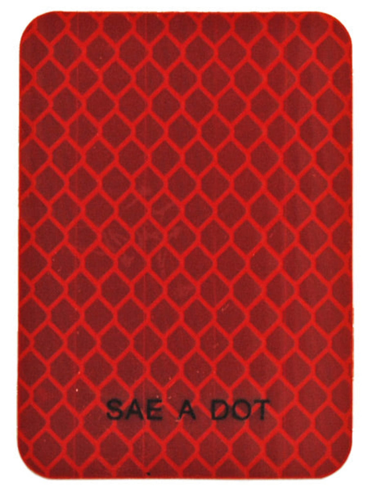 Jammy J-006-R 2' X 2.75' Red Reflective Tape