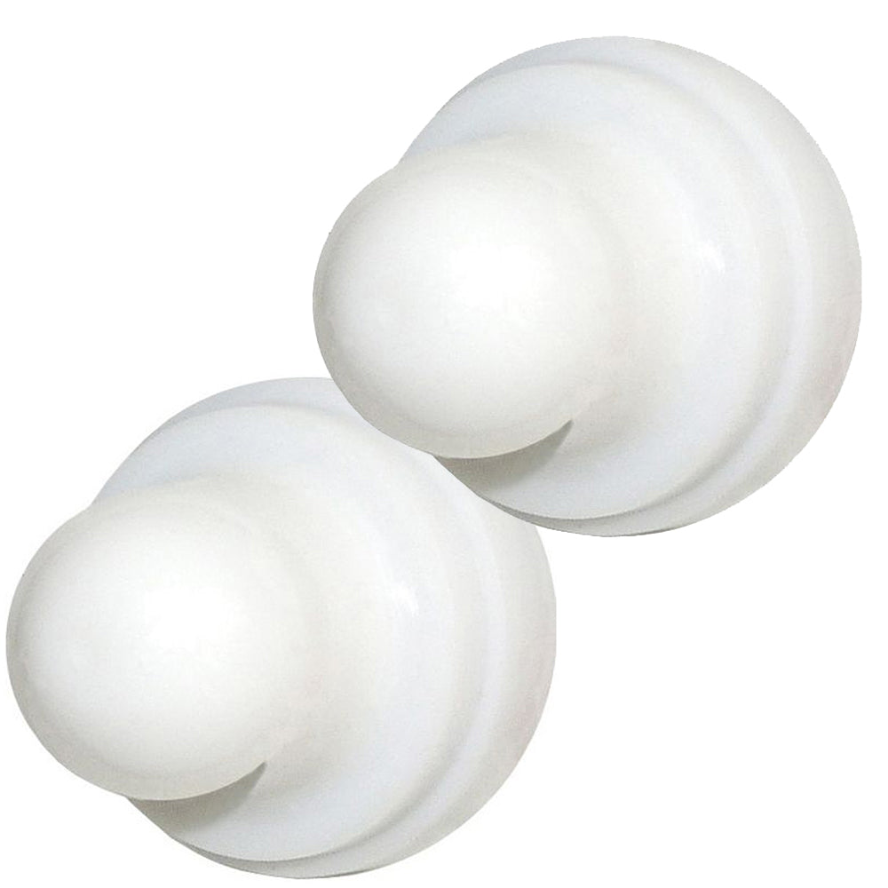 Blue Sea Systems 4136 Blue Sea 4136 Push Button Reset Only Circuit Breaker Boot - White - 2-Pack