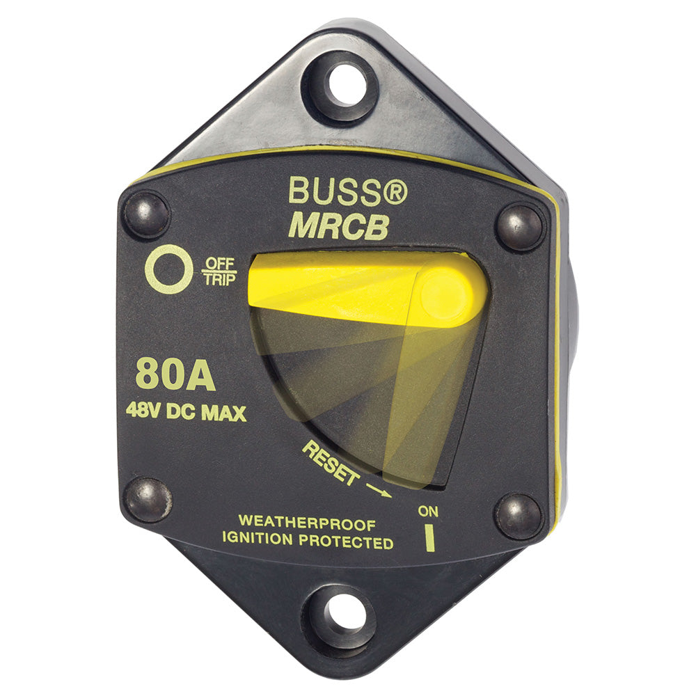 Blue Sea Systems 7042 Blue Sea 7042 187-Series Circuit Breaker - Panel Mount 80A