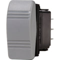 Blue Sea 8222 Water Resistant Contura III Switch - (ON)-OFF-(ON) - Grey