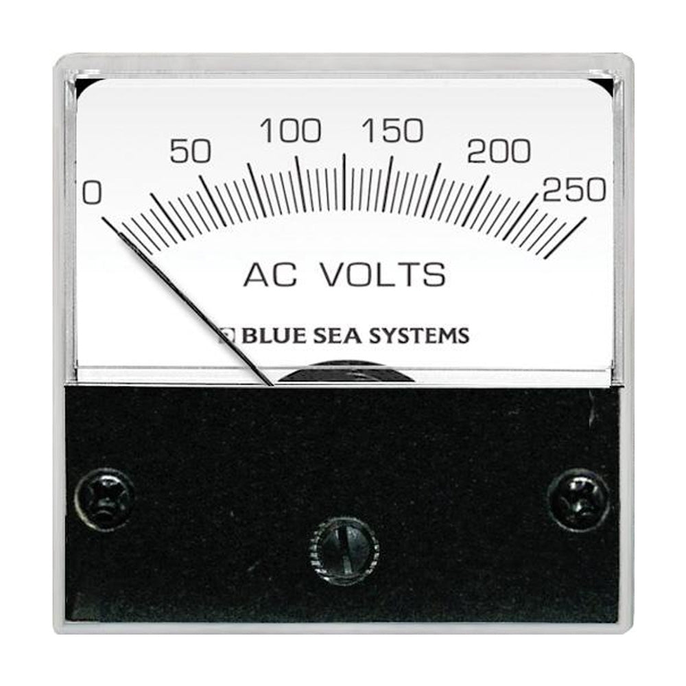 Blue Sea Systems 8245 Blue Sea 8245 AC Analog Micro Voltmeter - 2" Face, 0-250 Volts AC