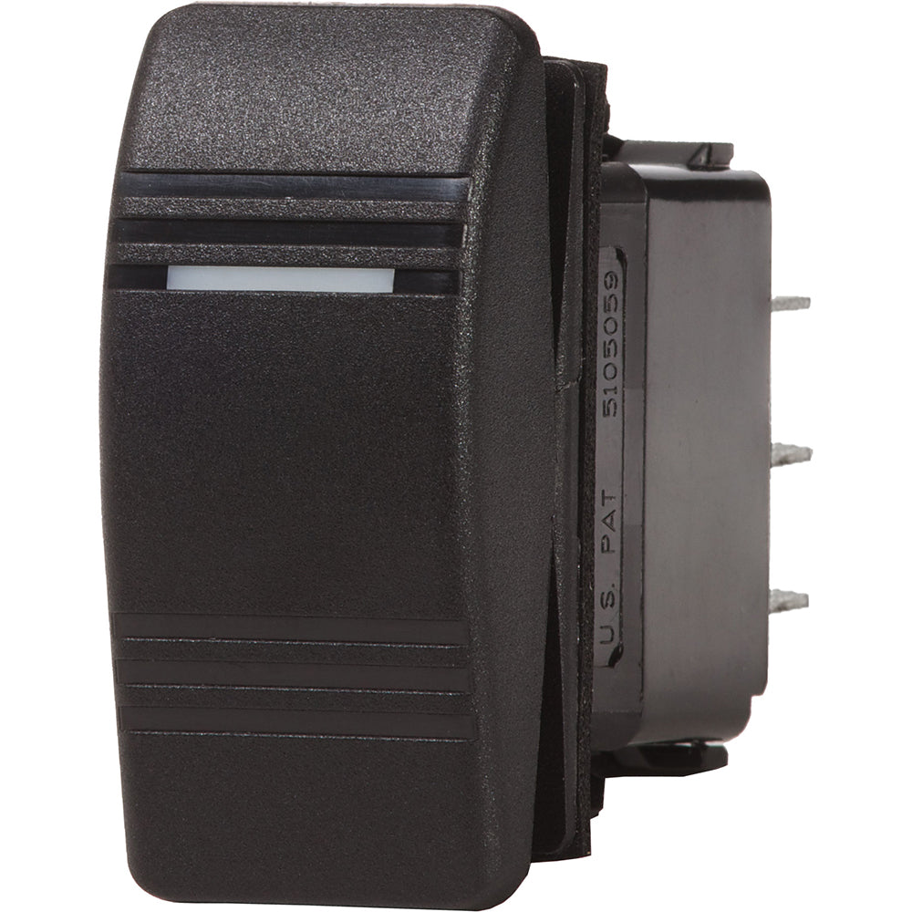 Blue Sea Systems 8284 Blue Sea 8284 Water Resistant Contura III Switch - (ON)-OFF-ON - Black