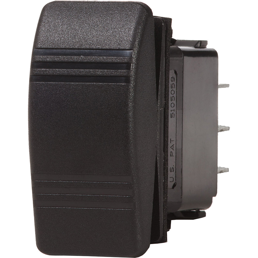 Blue Sea Systems 8285 Blue Sea 8285 Water Resistant Contura III Switch - (ON)-OFF-(ON) - Black