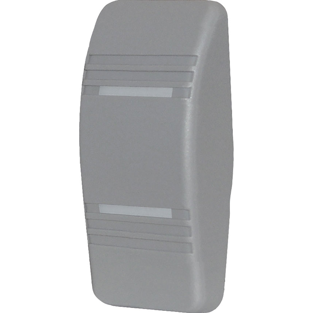 Blue Sea Systems 8298 Blue Sea 8298 Contura Switch Grey Actuator - Double Lens