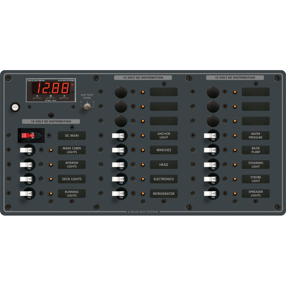Blue Sea Systems 8379 Blue Sea 8379 DC Main + 20 Positions
