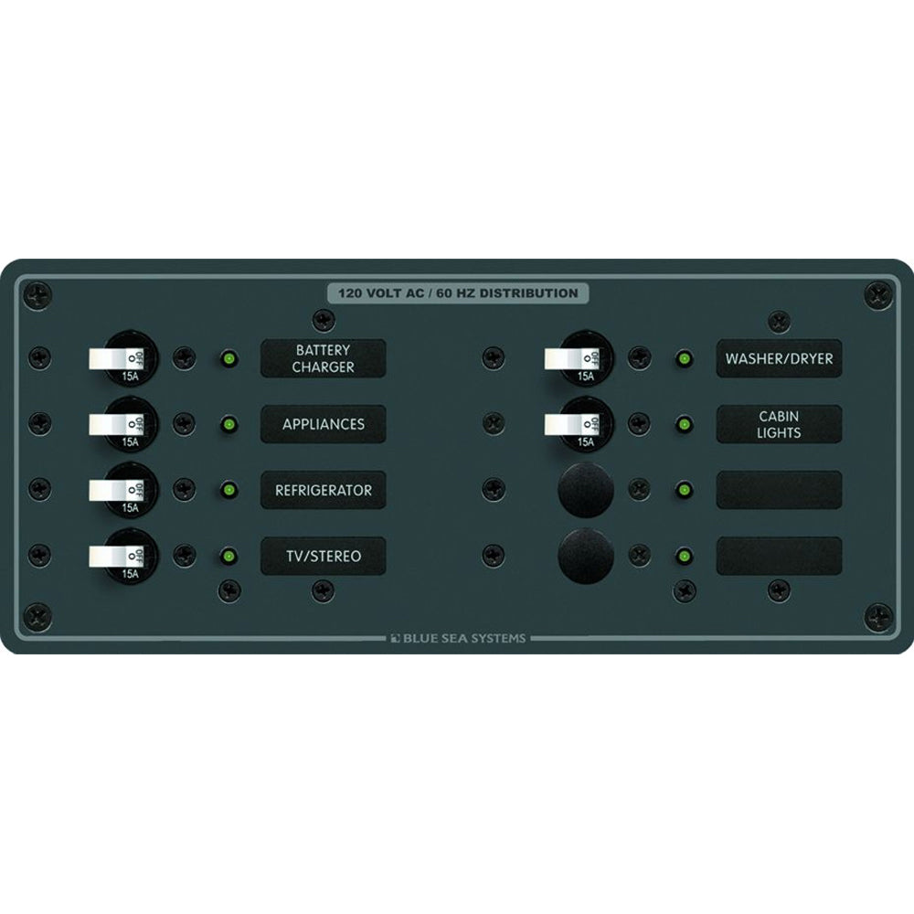 Blue Sea Systems 8411 Blue Sea 8411 AC 8 Position