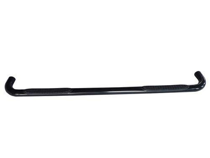 TRAILFX A0058B TrailFX A0058B 3 Inch Round Bent Nerf Bars for Chevrolet Silverado 1500 Double Cab 2020-2021 | Black Powder Coated Steel Side Steps with Slip-Resistant Molded Step Pads | Body Mount, Set of 2