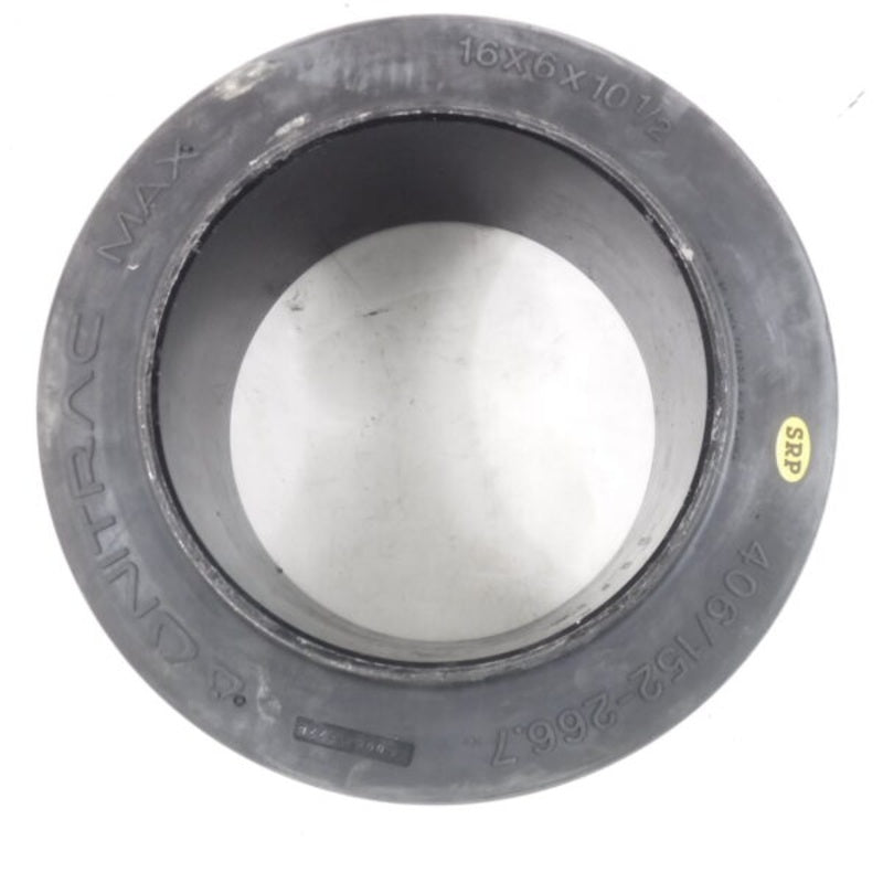 Unitrac Solid Smooth Press-On (black) 15.5x5-10 tire