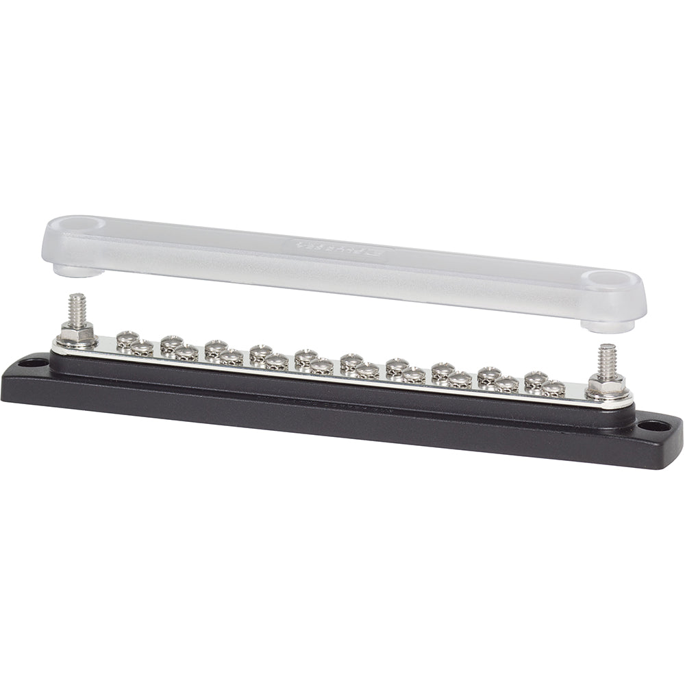 Blue Sea Systems 2312 Blue Sea 2312, 150 Ampere Common Busbar 20 x 8-32 Screw Terminal with Cover