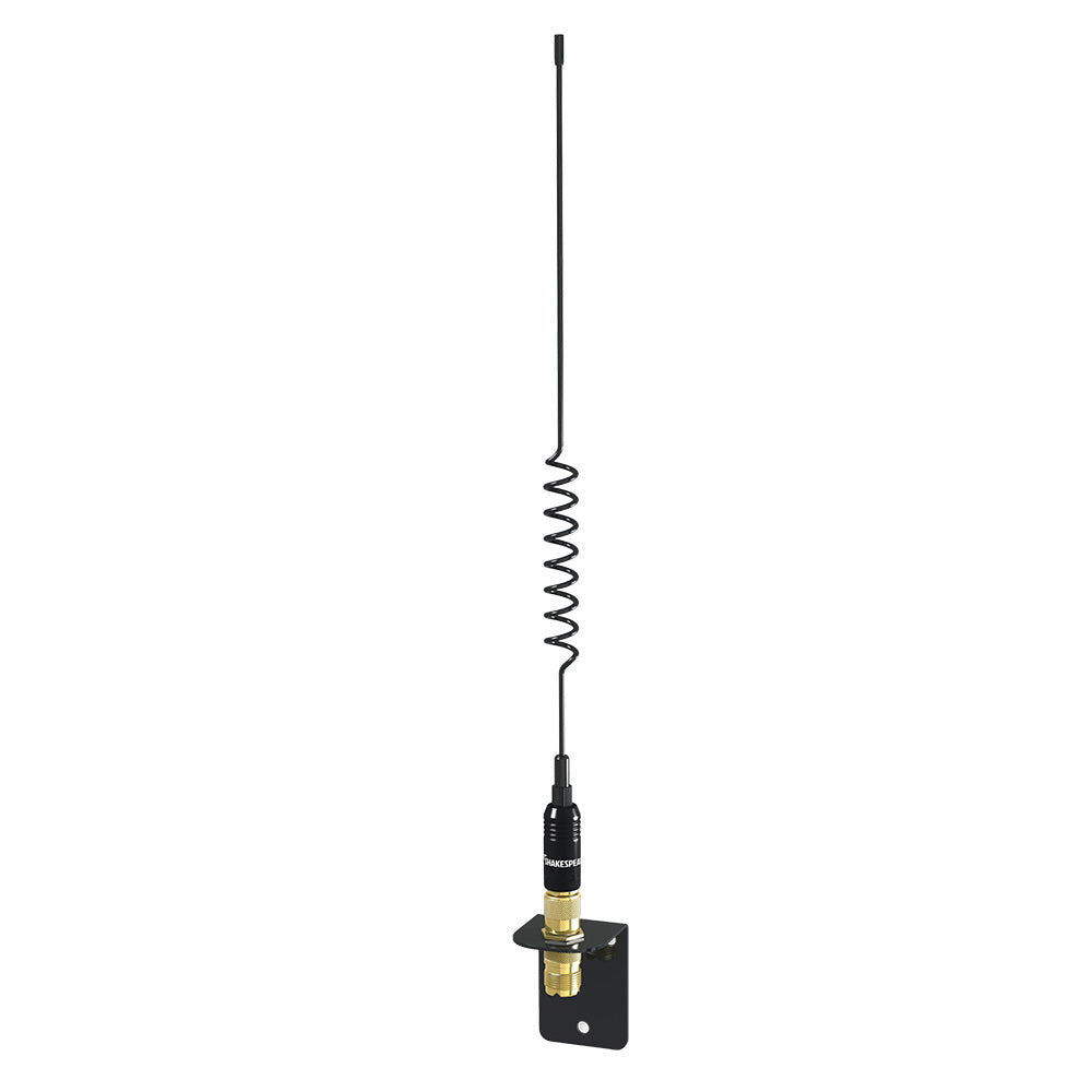 Shakespeare 5216 Shakespeare VHF 15in 5216 SS Black Whip Antenna - Bracket Included