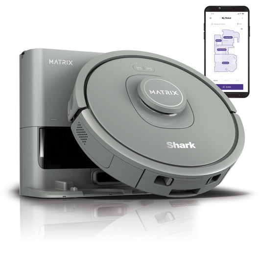 Shark Shark Matrix Robot Vacuum with Self-Emptying 30-Day Base and LiDAR Mapping, RV2300S