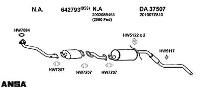 AP EXHAUST 642793 Ap Exhaust 642793 DIRECT FIT CATALYTIC CONVERTER