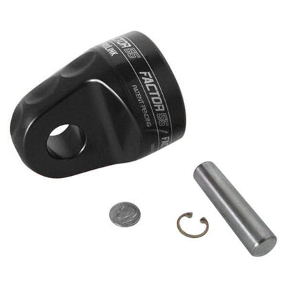 FACTOR 55 00210-04 Factor 55 ProLink Winch Shackle Mount for Large Overland and Military-Style Vehicles, Fits Lines Up to 1/2" Diameter - Black