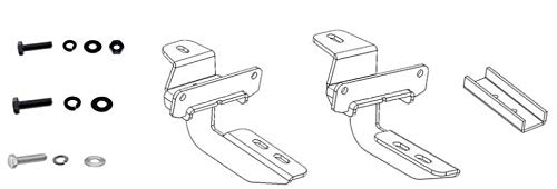 GO RHINO 6945165 Go Rhino RB10 / RB20 Brackets | Mild Steel, Textured Black | 6945165 | Fits 2020 - 2024 Jeep Gladiator JT, 4-Door