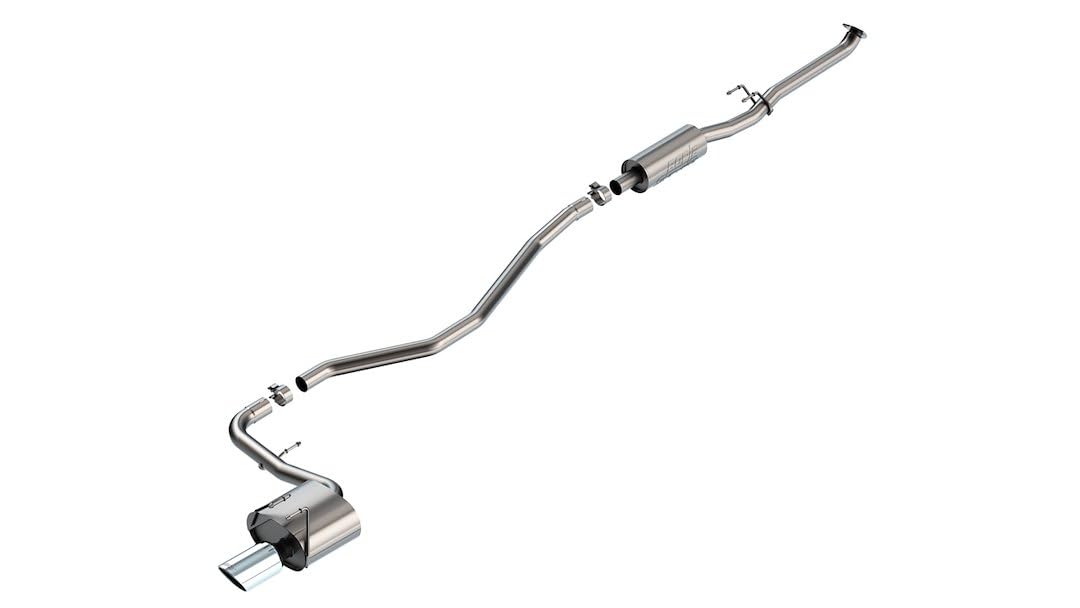 BORLA 140941 Borla 140941 - S-Type™ 304 SS Cat-Back Exhaust System with Single Rear Exit