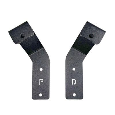 GO RHINO 732275T Go Rhino! XE Hood Hinge Cube Light Mount | Mild Steel, Textured Black | 732275T | Fits 2021-2023 Ford Bronco Sport