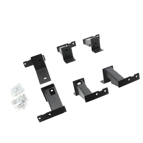 GO RHINO FSD4429TK Go Rhino Dominator Xtreme Frame Slider Brackets | Mild Steel, Textured Black | FSD4429TK | Fits 2016-2023 Toyota Tacoma Double Cab Pickup