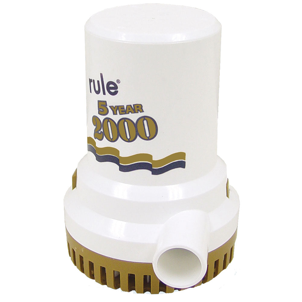 Rule 09 Rule 2000 G.P.H. "Gold Series" Bilge Pump