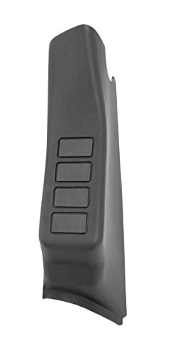 RUGGED RIDGE 17235.58 Rugged Ridge Switch Pod for Jeep Wrangler JK – Thermoplastic Olefin (TPO), Grey – 17235.58 – Fits 2011-2018 Jeep Wrangler JK