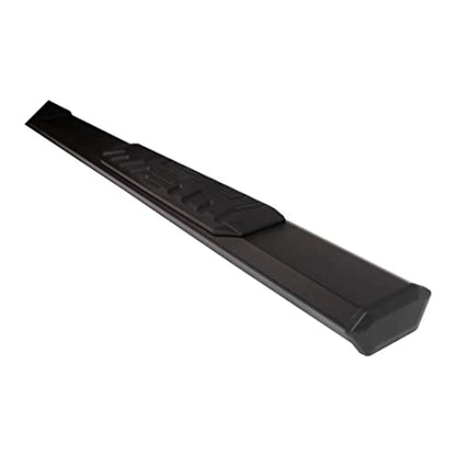 TRAILFX AL4005B TrailFX Nerf Bars for 2019-2025 Chevrolet Silverado 1500 Double Cab Titanium Black Powder Coated Aluminum 4.5 Inch Hexagonal Side Steps with Step Pads Rocker Panel Mount Set of 2 Running Boards
