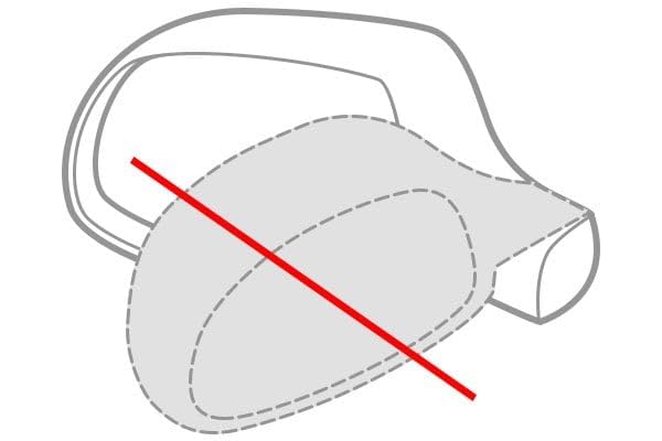 DORMAN 955-390 Dorman 955-390 SIDE VIEW MIRROR-RIGHT POWER FIXED NON-H