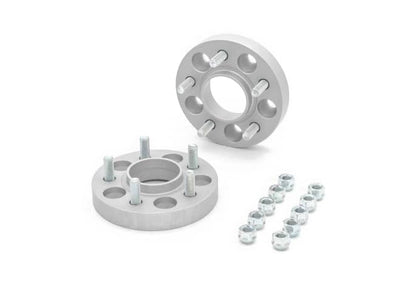 EIBACH S90-4-20-002 Eibach Wheel Spacer, Pro-Spacer, 5 x 100 mm Bolt Pattern, 20 mm Thick, Lug Nuts Included, Aluminum, Clear Anodized, Pair