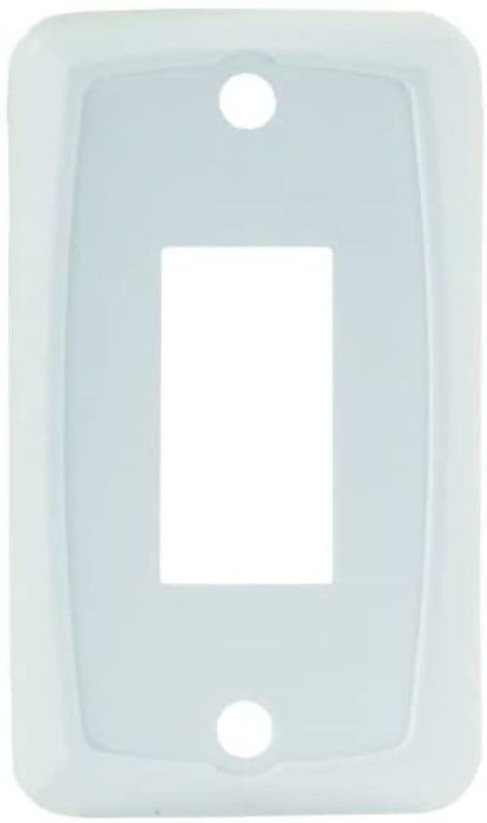 JR PRODUCTS 12845 JR Products 12845 White Single Switch Face Plate