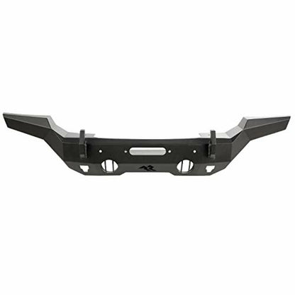 RUGGED RIDGE 11540.31 Rugged Ridge HD Bumper - Front, Full-Width - Fits 2007–2025 Jeep Wrangler JK/JL & 2020–2025 Jeep Gladiator JT - Heavy-Duty Bumper with Built-In Winch Plate