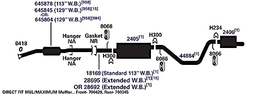 AP EXHAUST 18169 AP Exhaust Products 18169 Exhaust Pipe