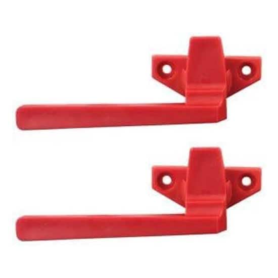 JR PRODUCTS 81925 JR Products 81925 Emergency Window Latch Set , Red
