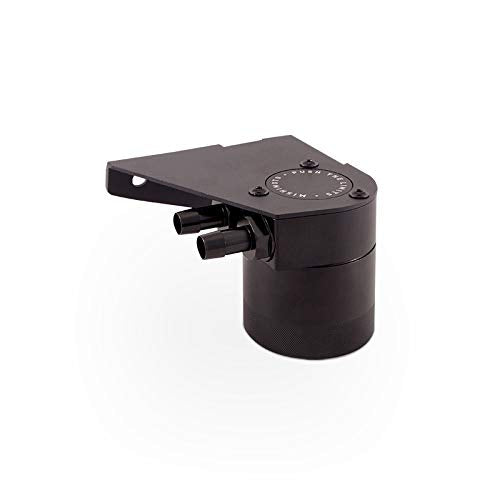 MISHIMOTO MMBCC-F2D-17BE Mishimoto MMBCC-F2D-17BE Baffled Oil Catch Can Compatible With Ford Powerstroke 6.7L 2017+ Black