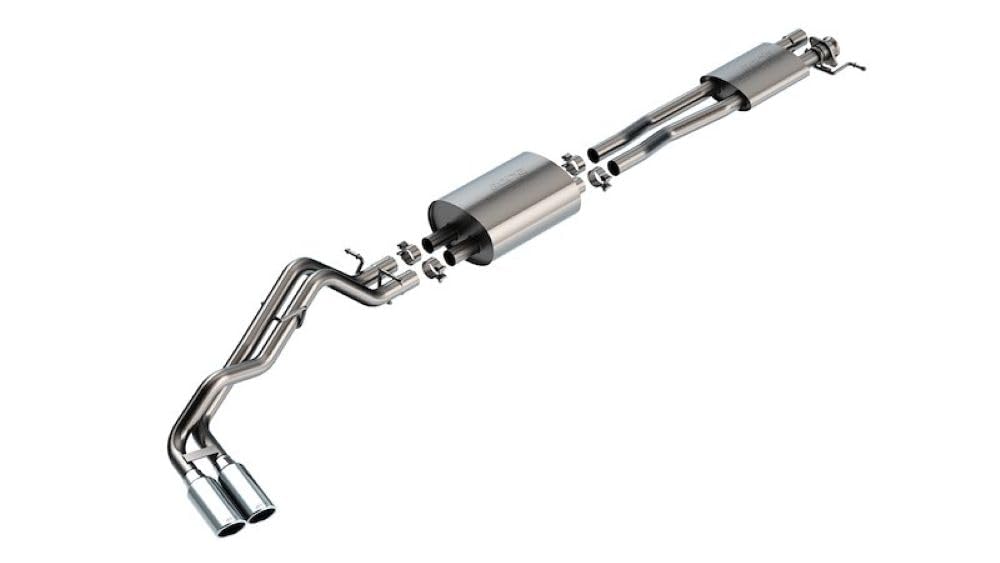 BORLA 140971 Borla 24-25 Ford Ranger XLT Side Exit S-type Exhaust w/ Chrome Tips