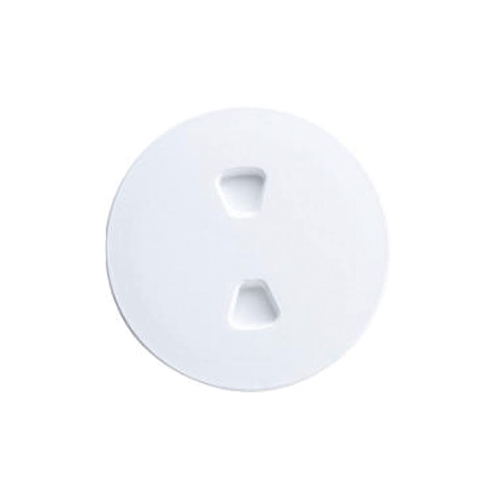T-H MARINE DPS-4-2-DP T-H Marine DPS-4-2-DP Sure-Seal Screw Out Deck Plate - Polar White, 4"
